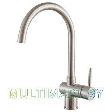 Смеситель Paulmark Bend Be212066-SS (нержавеющая сталь)